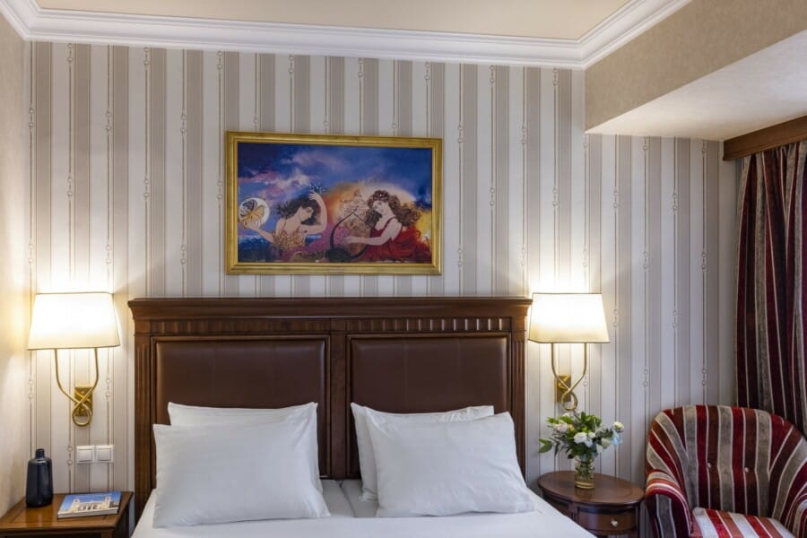 Electra_Hotel_Athens_Classic_Triple_Room_Bedroom_Bed