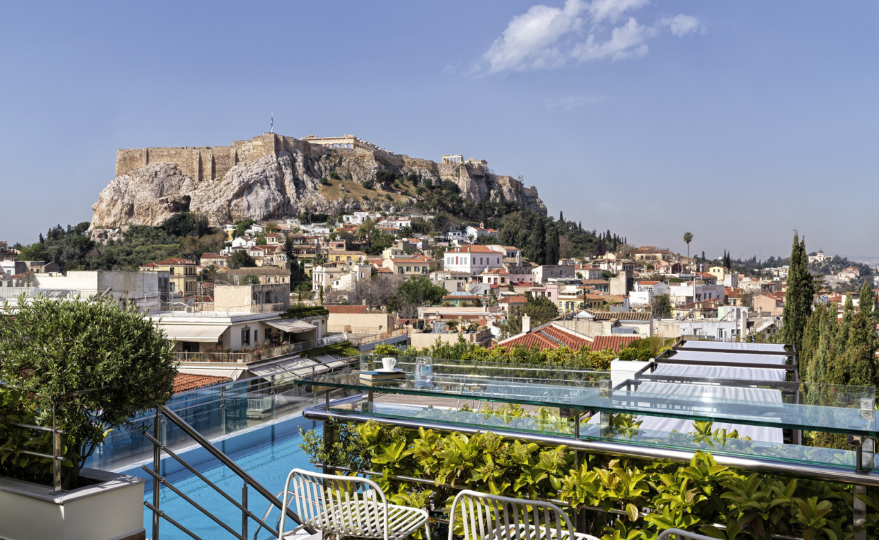 electra-palace-athens-outdoor-pool-acropolis-view