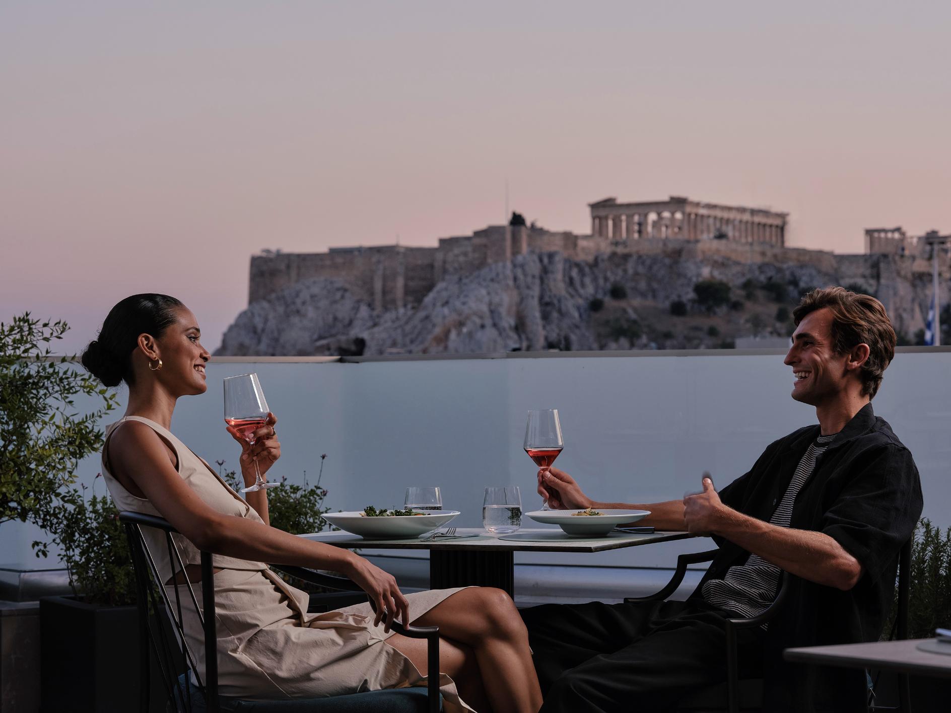 electra-rhythm-athens-focal-rooftop-sunset