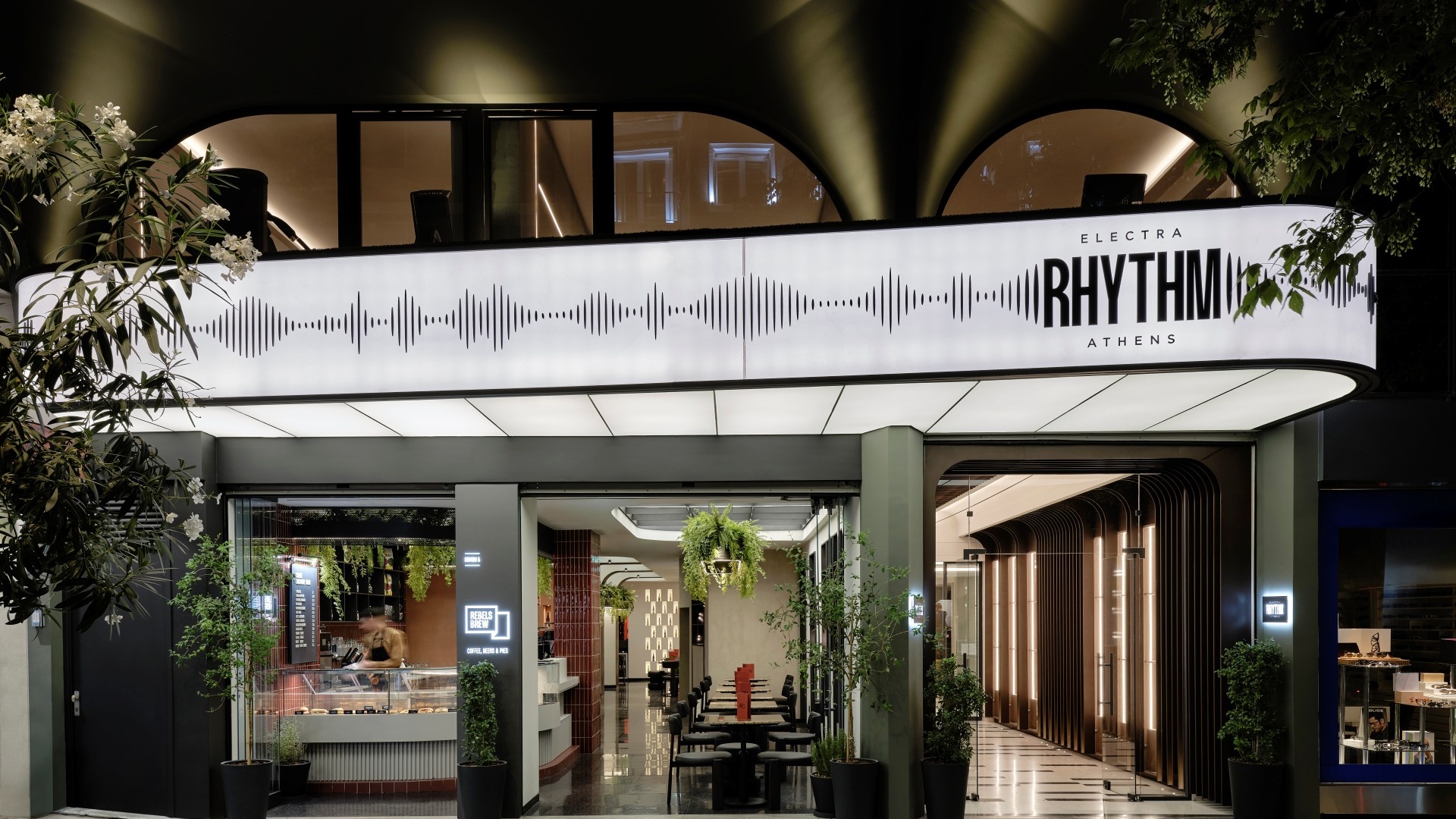 electra-rhythm-athens-hotel-exterior-night