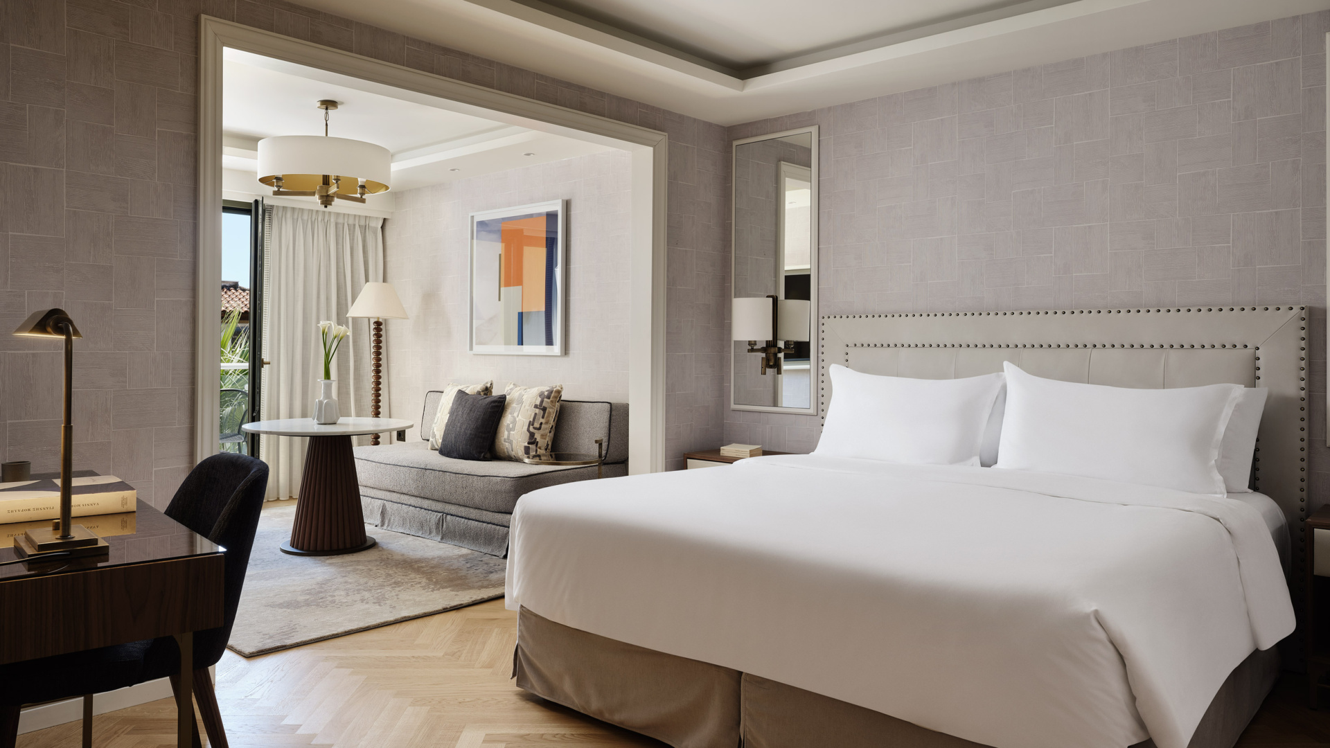 electra-palace-athens-junior-suite-bedroom-acropolis-view